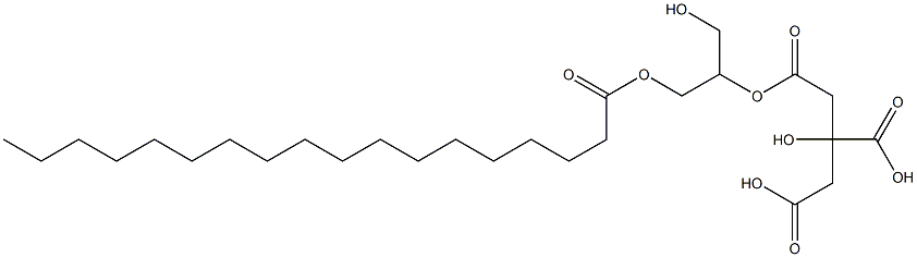 GLYCEROLMONOSTEARATE,ESTERWITHCITRICACID Struktur