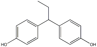 1,1-BIS(4-HYDROXYPHENYL)PROPANE Struktur