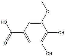 GALLICACID-3-METHYLETHER Struktur