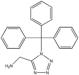 (1-Trityl-1H-Tetrazol-5-yl)methylamine Struktur