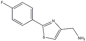 [2-(4-Fluorophenyl)thiazol-4-yl]methylamine Struktur