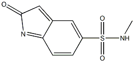 5-Methylaminosulfonylindole-2-one Struktur