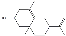 4,8a-dimethyl-6-prop-1-en-2-yl-2,3,5,6,7,8-hexahydro-1H-naphthalen-2-ol Struktur