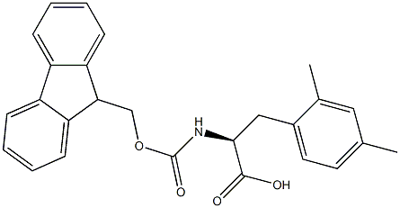 Fmoc-D-2,4-Dimethylphenylalanine Struktur