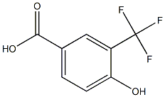 3-Trifluoromethyl-4-hydroxybenzoic acid Struktur