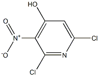 2,6-Dichloro-4-hydroxy-3-nitropyridine Struktur