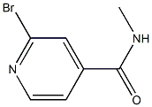 2-Bromo-n-methylisonicotinamide Struktur