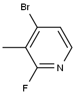 4-Bromo-2-fluoro--3-picoline Struktur