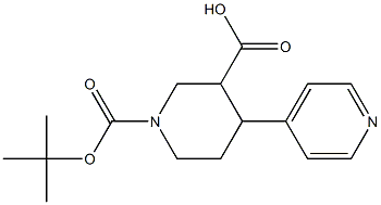 3,4,5,6-Tetrahydro-2H-[4,4']bipyridinyl-1,3-dicarboxylic acid 1-tert-butyl ester Struktur