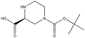 (S)-1,3-Piperazinedicarboxylic acid, 1-(1,1-dimethylethyl) ester Struktur