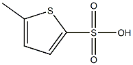 5-Methyl-2-thiophenesulfonic acid Struktur