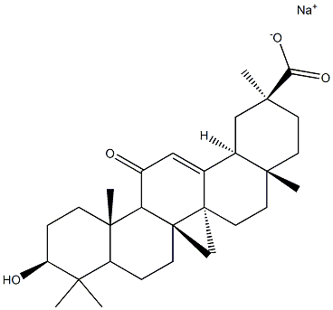 Sodium Glycyrrhetate Struktur