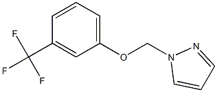 1-(3-Trifluoromethyl-phenoxymethyl)-1H-pyrazole- Struktur