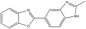 2-(2-Methyl-1H-benzoimidazol-5-yl)-benzooxazol- Struktur