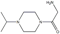 2-Amino-1-(4-isopropyl-piperazin-1-yl)-ethanone Struktur