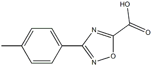 3-p-Tolyl-[1,2,4]oxadiazole-5-carboxylic acid Struktur