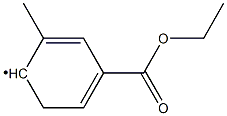 4-Ethoxycarbonyl-2-methylphenyl Struktur