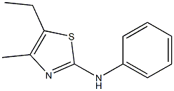 Ethyl 5-methyl-3-(phenylamino)-2,4-thiazole- Struktur