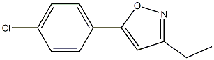 Ethyl-5-(4-Chlorophenyl)isoxazole- Struktur