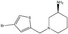 (3S)-1-[(4-bromothiophen-2-yl)methyl]piperidin-3-amine Struktur