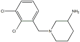 1-(2,3-dichlorobenzyl)piperidin-3-amine Struktur