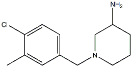 1-(4-chloro-3-methylbenzyl)piperidin-3-amine Struktur