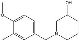 1-(4-methoxy-3-methylbenzyl)piperidin-3-ol Struktur