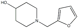 1-(furan-2-ylmethyl)piperidin-4-ol Struktur