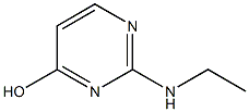 2-(ethylamino)pyrimidin-4-ol Struktur