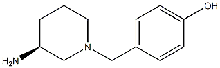 4-{[(3S)-3-aminopiperidin-1-yl]methyl}phenol Struktur