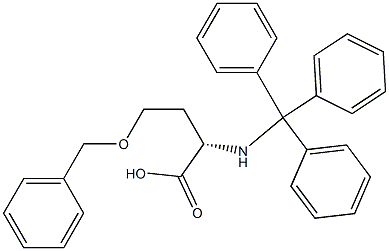 N-ALPHA-TRITYL-O-BENZYL-L-HOMOSERINE Struktur