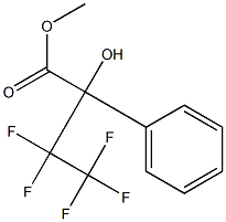 METHYL 3,3,4,4,4-PENTAFLUORO-2-HYDROXY-2-PHENYLBUTYRATE Struktur