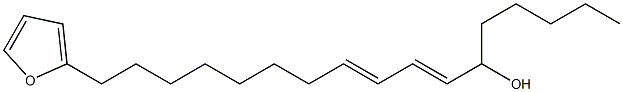 1,4-Epoxy-16-hydroxyheneicos-1,3,12,14-tetraene Struktur