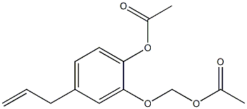 1-Acetoxyeugenol acetate Struktur