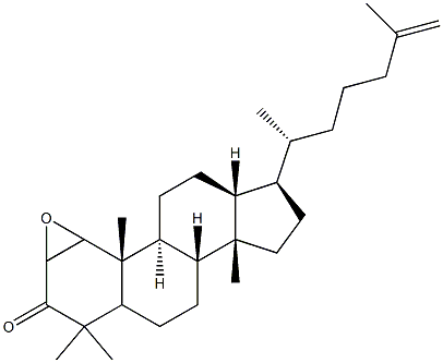 20R,24R-Epoxy-25-dammaren-3-one Struktur