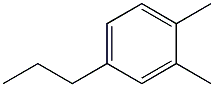 1,2-dimethyl-4-propylbenzene Struktur