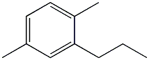 1,4-dimethyl-2-propylbenzene Struktur