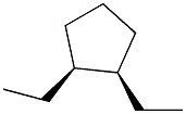 1,cis-2-diethylcyclopentane Struktur