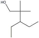 2,2-dimethyl-3-ethyl-1-pentanol Struktur