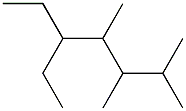 2,3,4-trimethyl-5-ethylheptane Struktur