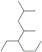 2,4-dimethyl-5-ethyloctane Struktur