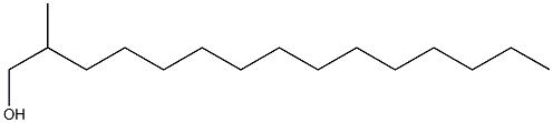 2-methyl-1-pentadecanol Struktur