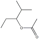 2-methyl-3-pentyl acetate Struktur