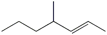 4-methyl-trans-2-heptene Struktur