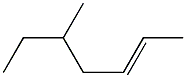 5-methyl-trans-2-heptene Struktur