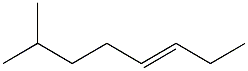 7-methyl-3-octene Struktur