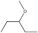 methyl 1-ethylpropyl ether Struktur