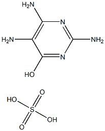 2,5,6-TRIAMINO-4-PYRIMIDINOL SULPHATE Struktur