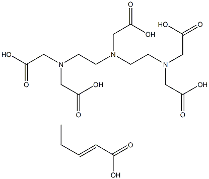 DIETHYLENETRIAMINEPENTAACETIC ACID ( PENTETIC ACID) Struktur