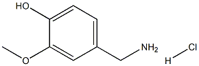 (4-HYDROXY-3-METHOXYPHENYL)METHYLAMINE HYDROCHLORIDE Struktur